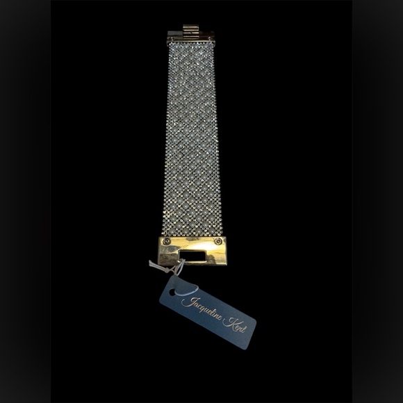 Jacqueline Kent, Silver Mesh Bracelet brand new with tag - Picture 1 of 4